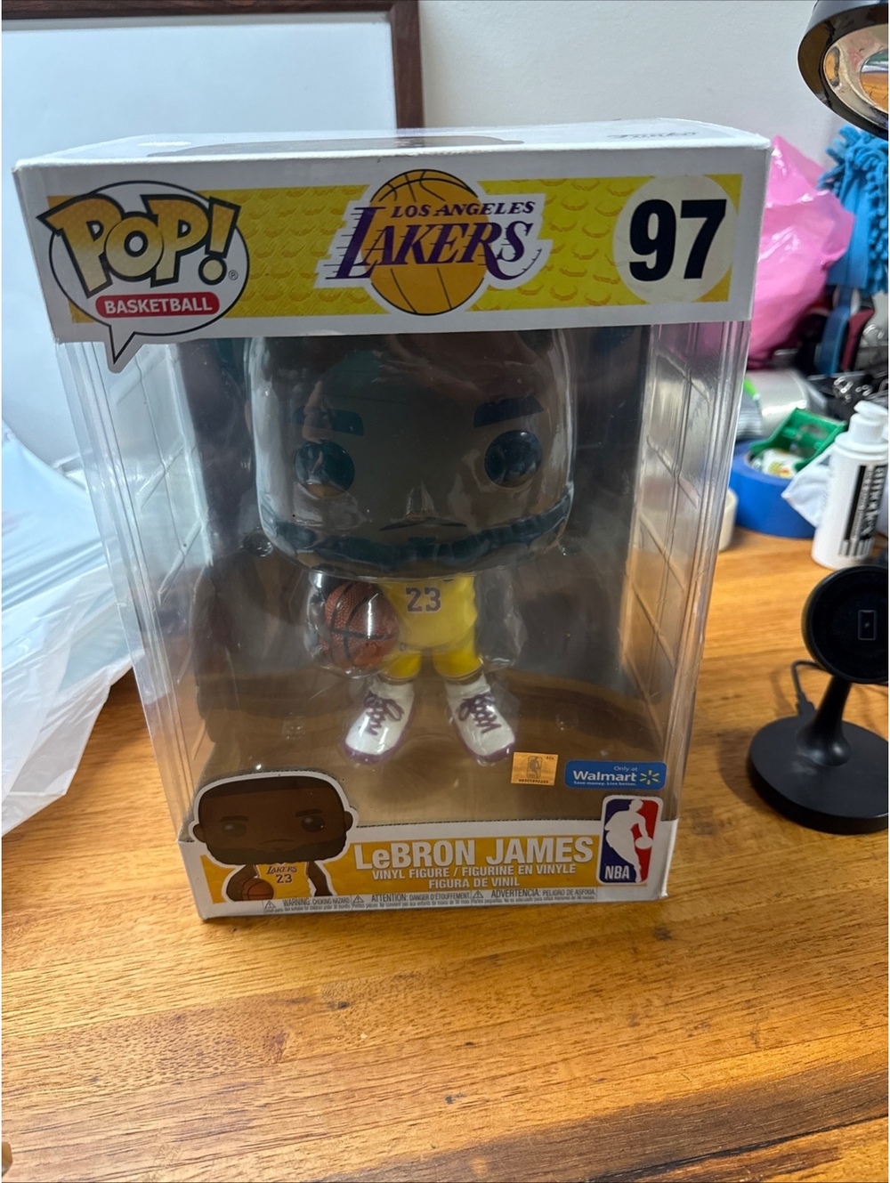 Funko Pop! Basketball LeBron James Vinyl Figure #97 Los Angeles Lakers NBA
